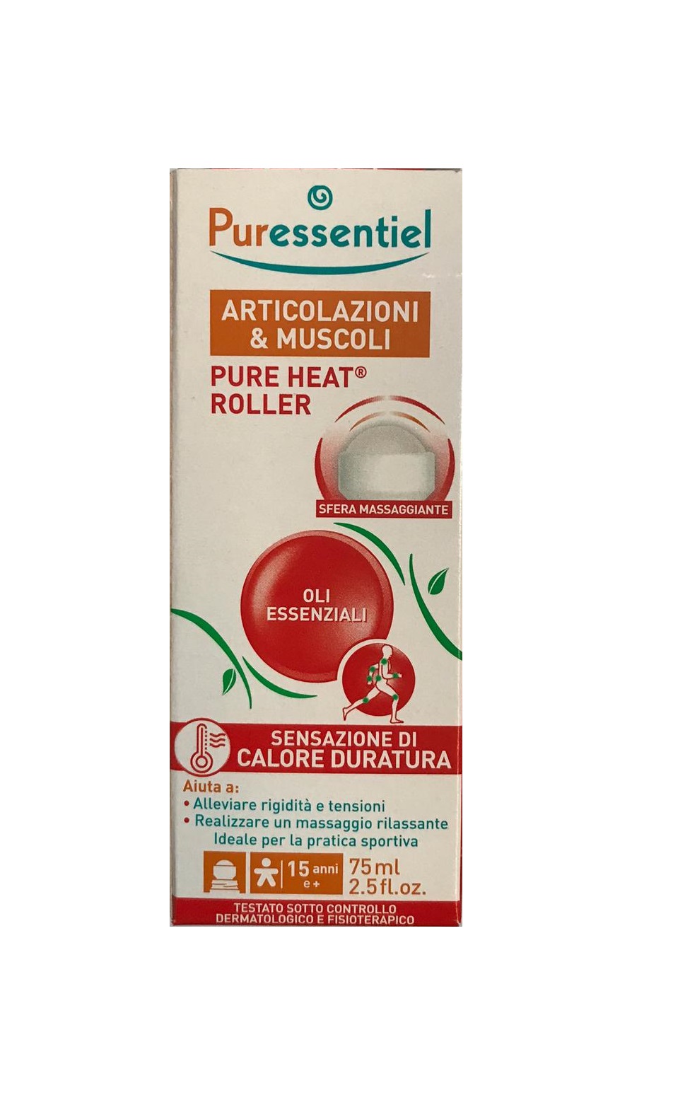 PURESSENTIEL ARTICOLAZIONI E MUSCOLI PURE HEAT ROLLER